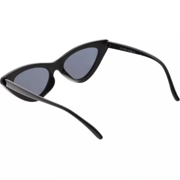New Black Cateye Sunglasses - Picture 2 of 4